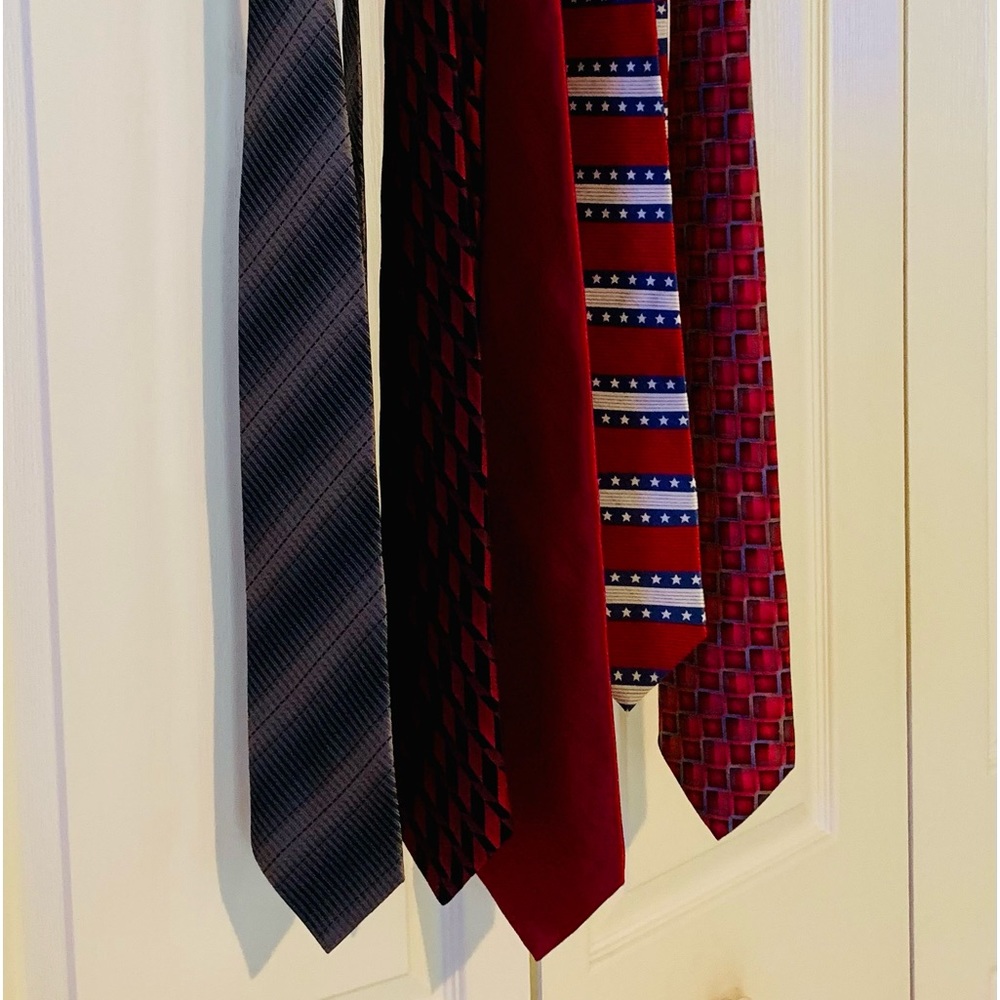 5 men’s silk ties bundle, or sold separately, prices for each one